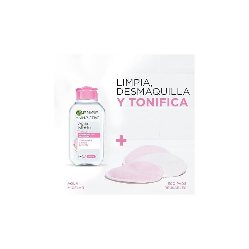 Garnier Active Agua Micelar para Todo Tipo de Piel - 100 ml