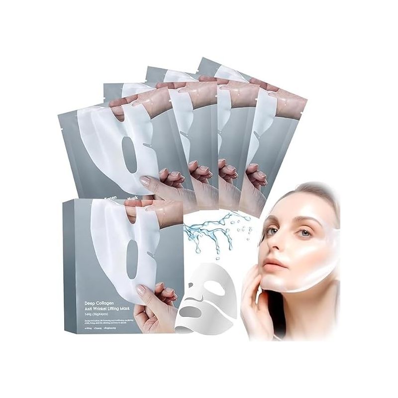 Mascarilla facial de colágeno